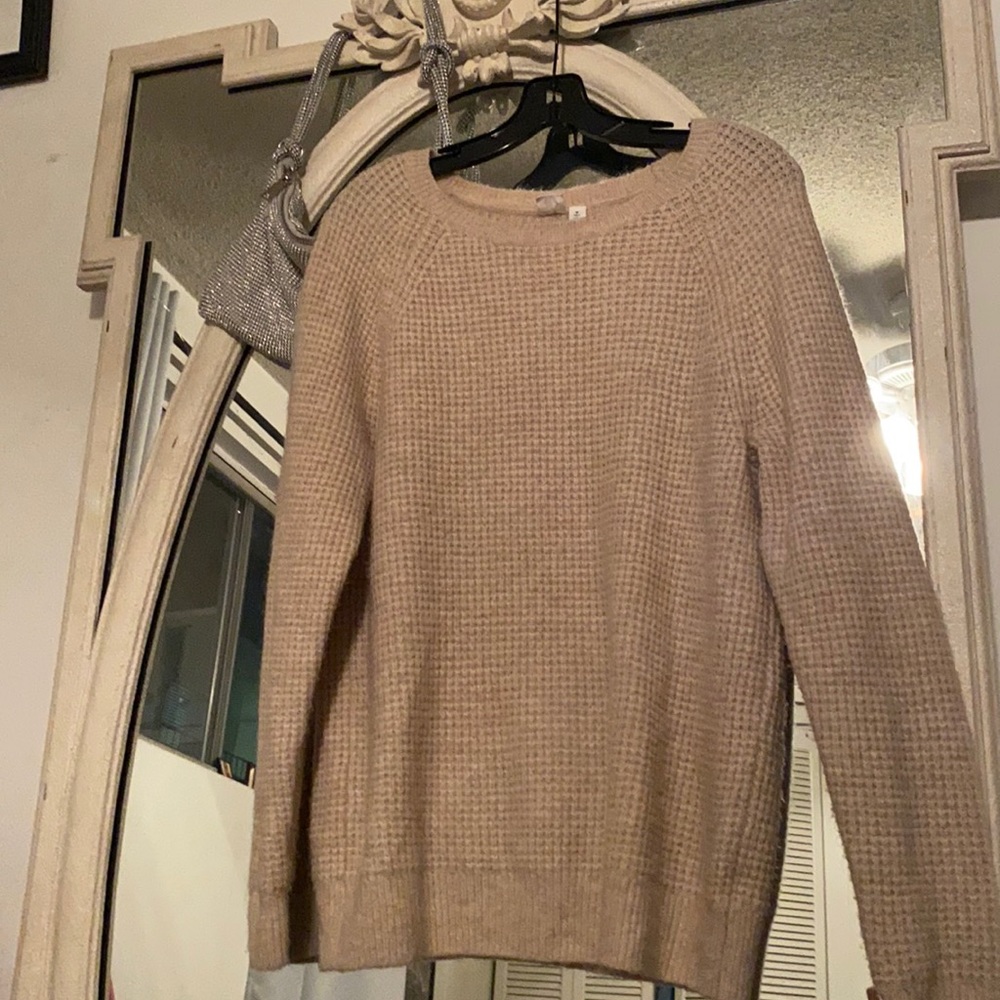 Beige sweater hm oversized
